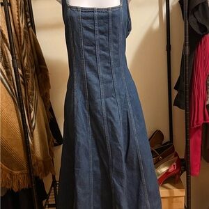 Denim Midi Dress